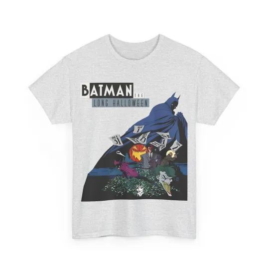 Batman Long Halloween T-Shirt - Tim Sale Art - Joker, Catwoman, Two-Face - DC