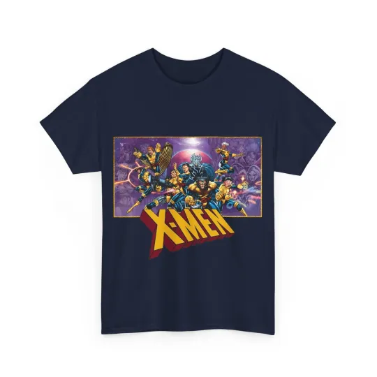 X-Men T-Shirt - Marvel Jim Lee Art - Wolverine, Storm, Gambit, Psylocke, Jubilee