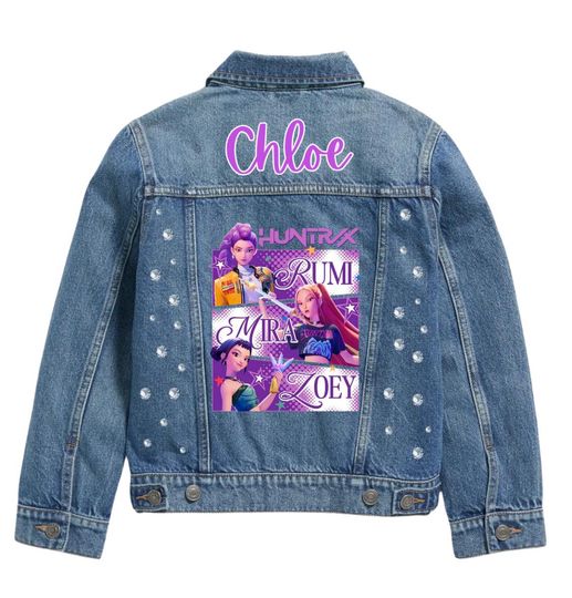 Discover Adult Sizes K-pop Custom Denim Jackets