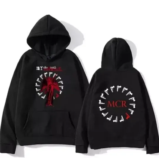 My Chemical Romance MCR Grunge Double Sided Hoodie