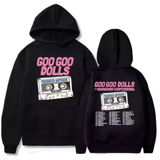 Discover Summer Anthem Tour 2025 Goo Goo Dolls Hoodie Fan Gift S-5XL Double Sided