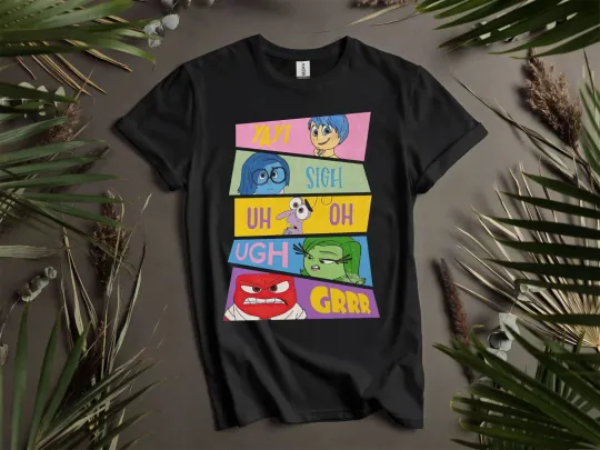 Discover Pixar Inside Out Characters Group T-shirt Men Women Unisex