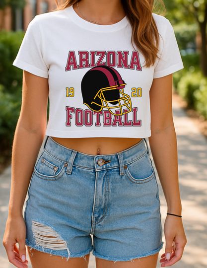 Discover Arizonna Football Womens Crop Top, Sports Fan Clothing