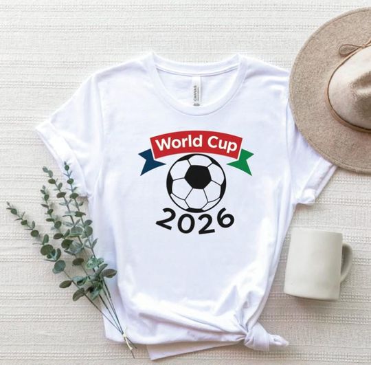 Discover World Cup Tee, FIFA 2026 Shirt, Soccer T-Shirt, Sports Fan Gift, Football Fan Apparel, World Cup Apparel, World Cup Gift Idea
