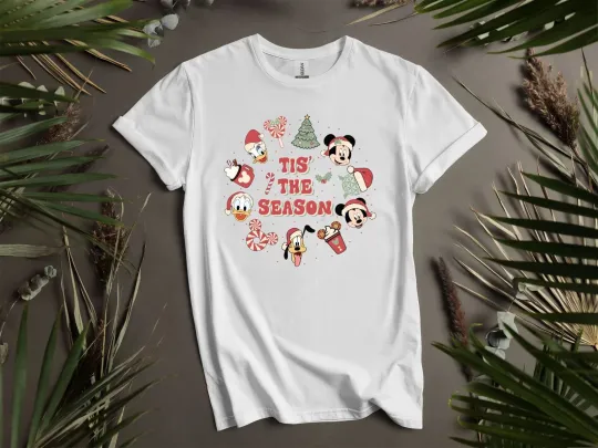 Discover Christmas Mickey's Friends T-Shirt Unisex Men Women