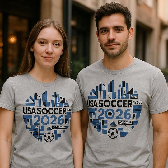Discover World Cup 2026 Soccer T-Shirt | USA Mexico Canada Football Shirt | Unisex Sports Tee