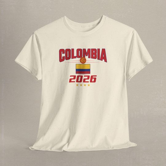 Discover Colombia 2026 Soccer Shirt | World Soccer Fan Tee | Futbol Graphic T-Shirt for Men & Women | Gildan Unisex Country Pride Top