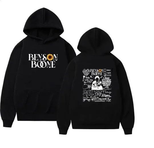 Discover New Hoodie /Benson Boone American Heart Tour 2025-Double Side Hoodie For Fan