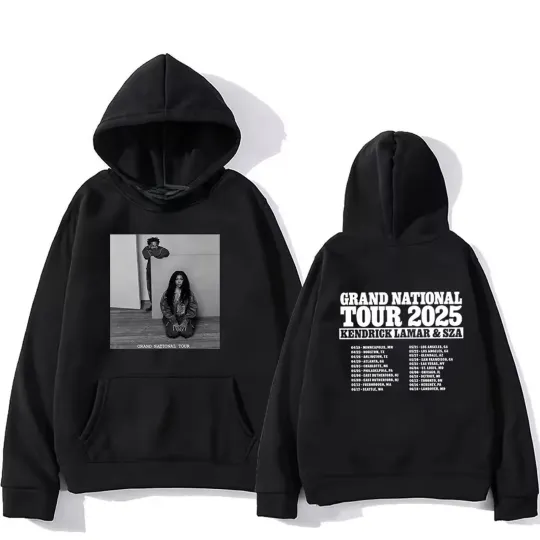 Discover Grand National Tour 2025 Hoodie SZA Kendrick Lamar For Fans Double Sided S-5XL