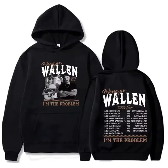 Wallen Western I Am The Problem Tour 2025 Hoodie Unisex Fan Gift