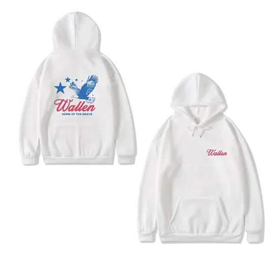 Discover Wallen Western MAP US HOODIE Fan Gift All Size