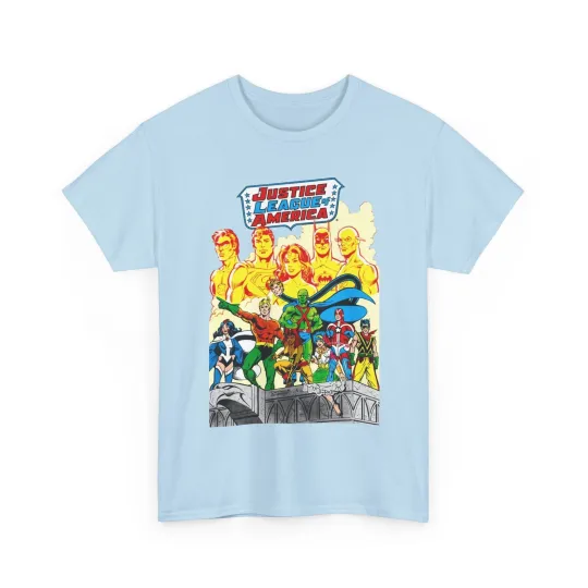 Justice League Detroit T-Shirt - Aquaman, Zatanna, Vixen, Martian Manhunter