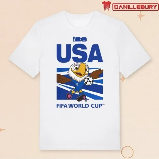 Discover 2026 World Cup USA Mascot T-Shirt Men Women Soccer Tee