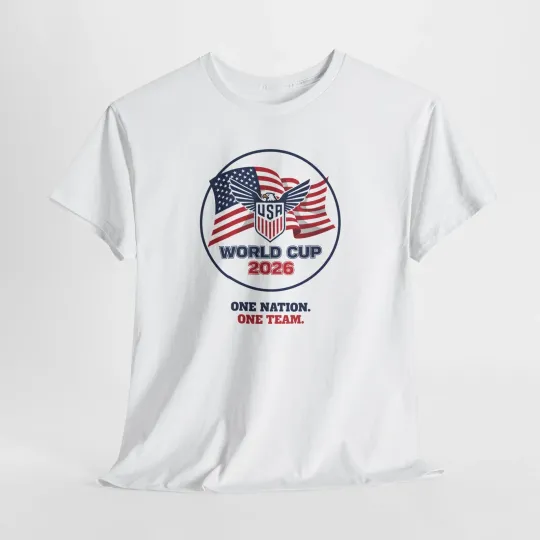 Discover World Cup 2026 Unisex T-Shirt, USA Soccer Fan Tee, Sports Apparel