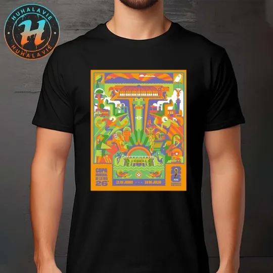 Discover FIFA World Cup 2026 Mexico City Poster T-Shirt