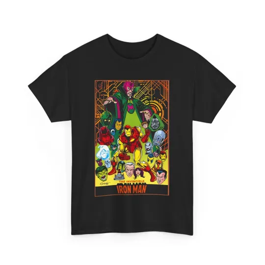 Discover Iron Man T-Shirt - Marvel Comics - Bob Layton Art - Ultron, Mandarin, Dr Dooom