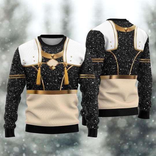 Discover Zoey Golden Christmas Ugly Sweater, Kpop Group Sweatshirt