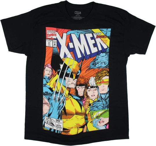 Discover Marvel Comics Men's X-Men Cover #11 Graphic Print Short Sleeve Adult Crewneck T-Shirt