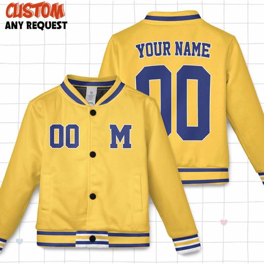 Custom Yellow Baseball Jacket, Custom Summer 2025 Jacket, Wedding Jerseys, Baseball Shirt for Fans of All Ages, Vintage Jacket