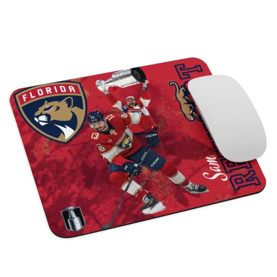 Discover Sam Reinhart Florida Panthers Stanley Cup Champion 2025 Mouse Pad