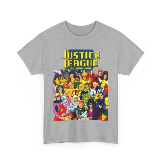 Justice League International T-Shirt - Kevin Maguire DC Comics Sourcebook Art