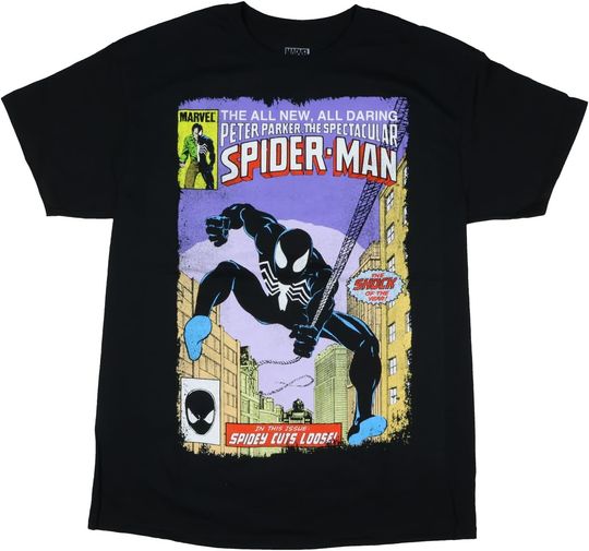 Discover Marvel Comics Mens Spider Man Shirt Issue 107 Original Sin Spidey Cuts Loose Tee