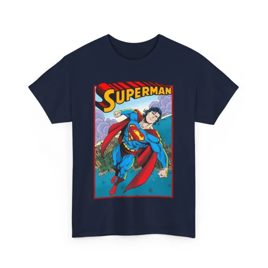 Superman T-Shirt - Tom Grummett Art - DC Comics - Metropolis, Man of Steel