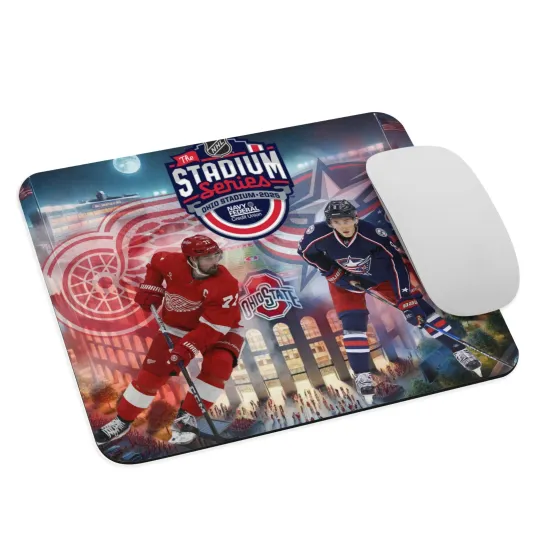 Discover NHL Stadium Series 2025 Mouse Pad Detroit Red Wings vs Columbus Blue Jackets