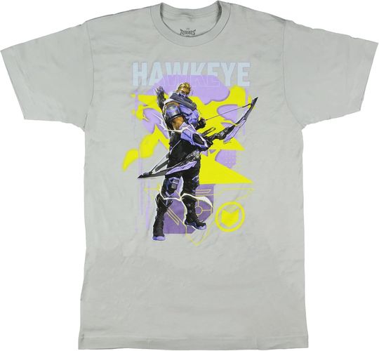 Discover Marvel Rivals Shirt Mens Hawkeye Adult Short Sleeve Graphic Tee