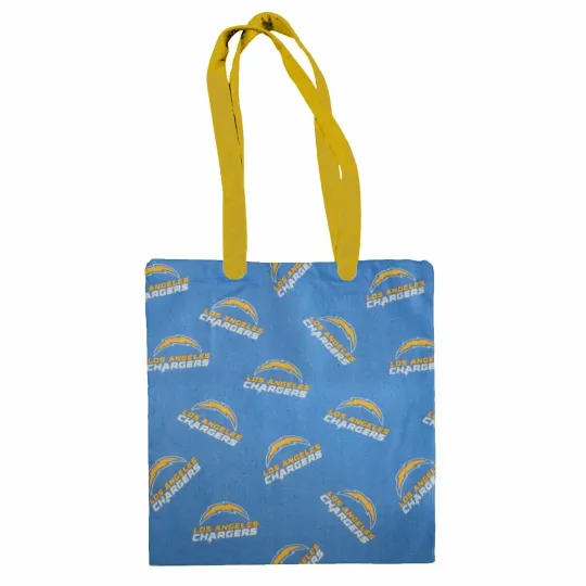 Discover Los Angeles Chargers Football Team Canvas Tote Bag