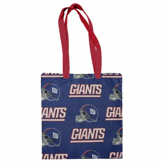 New York Giants Football Team Canvas Tote Bag
