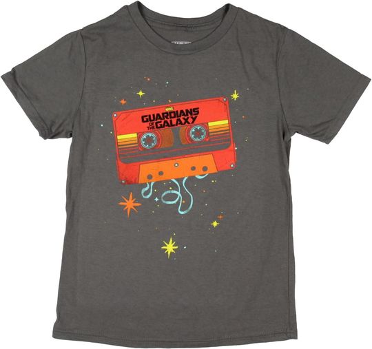 Discover Disney Girls' Marvel Comics Guardians of The Galaxy Mixtape T-Shirt