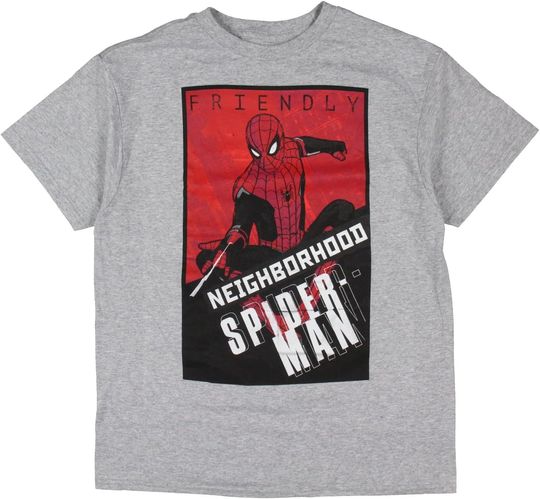 Discover Spider-Man Boys' Friendly Neighborhood Spider-Man No Way Home T-Shirt