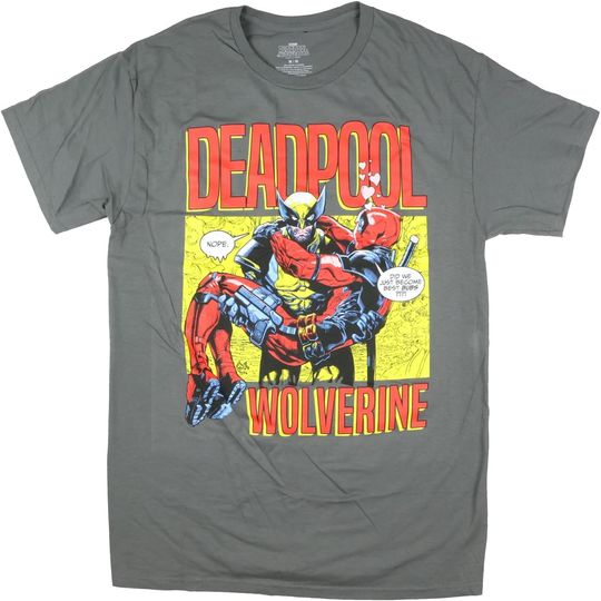 Discover Marvel Deadpool and Wolverine Did We Just Become Best Bubs Adult T-Shirt