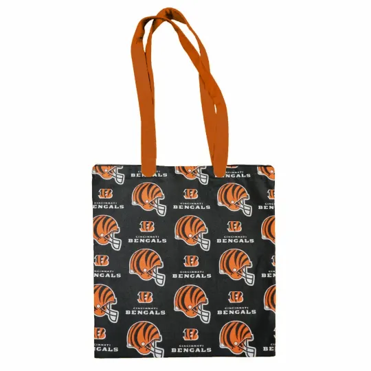Discover Cincinnati Bengals Football Sports Team Canvas Tote Bag