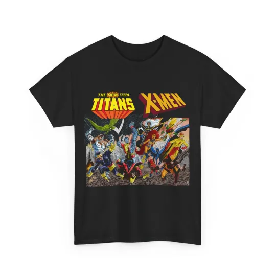 Discover Uncanny X-Men Vs New Teen Titans T-Shirt - John Byrne Art - Wolverine, Starfire