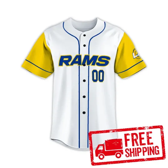 Discover Custom Personalized, Ramss Football AOP Baseball Jersey