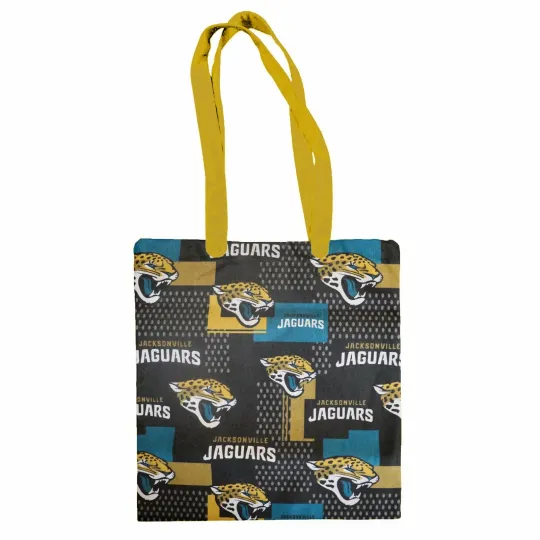 Jacksonville Jaguars Football Team Canvas Tote Bag