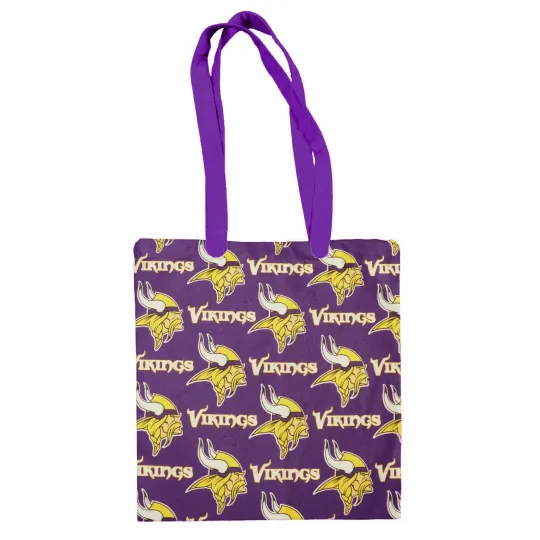 Minnesota Vikings Canvas Tote Bag for Football Fans