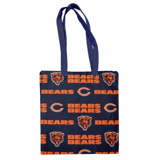 Chicago Bears Canvas Tote Bag