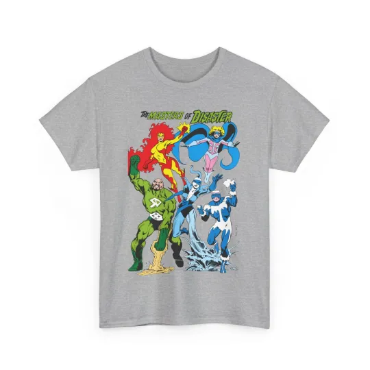 Discover Masters of Disaster T-Shirt - Alan Davis Art - Batman, Outsiders Villains - DC