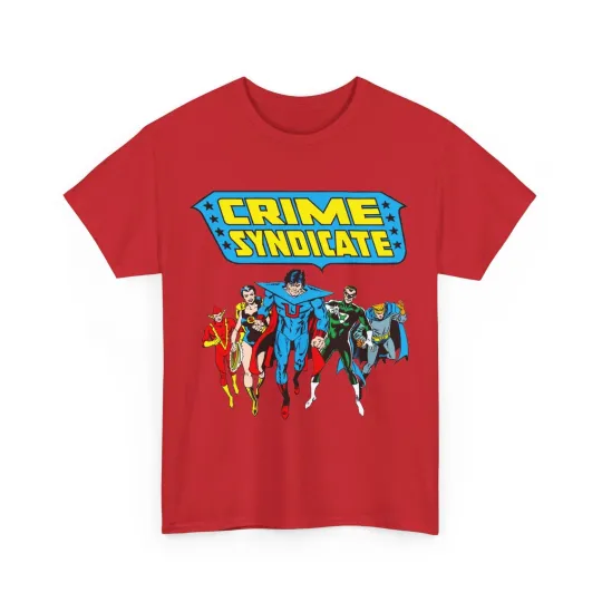 Crime Syndicate T-Shirt - Ultraman, Owlman, Superwoman, Power Ring - DC Comics