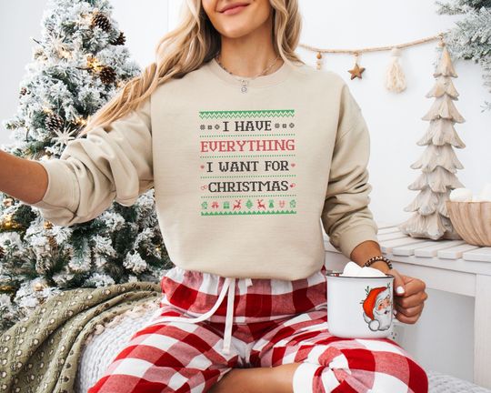 Discover Vintage Christmas Sweatshirt: Merry Xmas Hoodie, Bold Graphic Top, Fun & Festive Clothing
