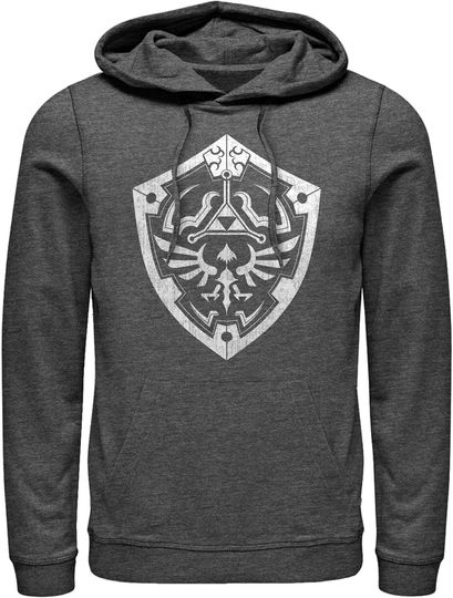 Discover Fifth Sun Men's Nintendo Link Shield Pull Over Hoodie