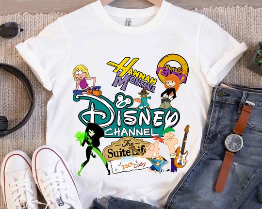 Discover Retro 90S Disney Channel Cute Emotions Of Lizzie Mcguire Shirt, Retro Disney Channel Games Logo Shirt, Disneyland Channel Game Disney Outfit