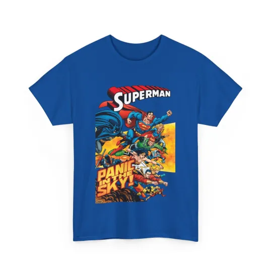 Discover Superman: Panic in the Sky T-Shirt - Dan Jurgens Art - Supergirl - DC Comics