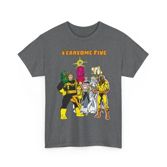 Fearsome Five T-Shirt - George Perez Art - New Teen Titans Villains - DC Comics