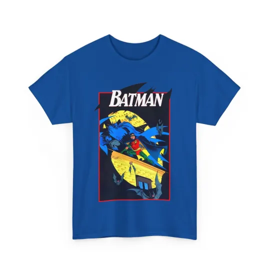 Batman & Robin T-Shirt - Norm Breyfogle Art - DC Comics - Dynamic Duo - Gotham