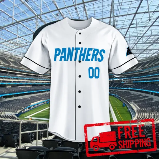 Discover Custom Personalized, Pantherss Football AOP Baseball Jersey