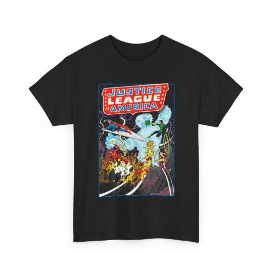Justice League T-Shirt - George Perez Art - Tornado Tyrant - Superman, Firestorm